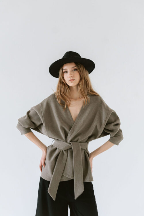Iris jakk taupe