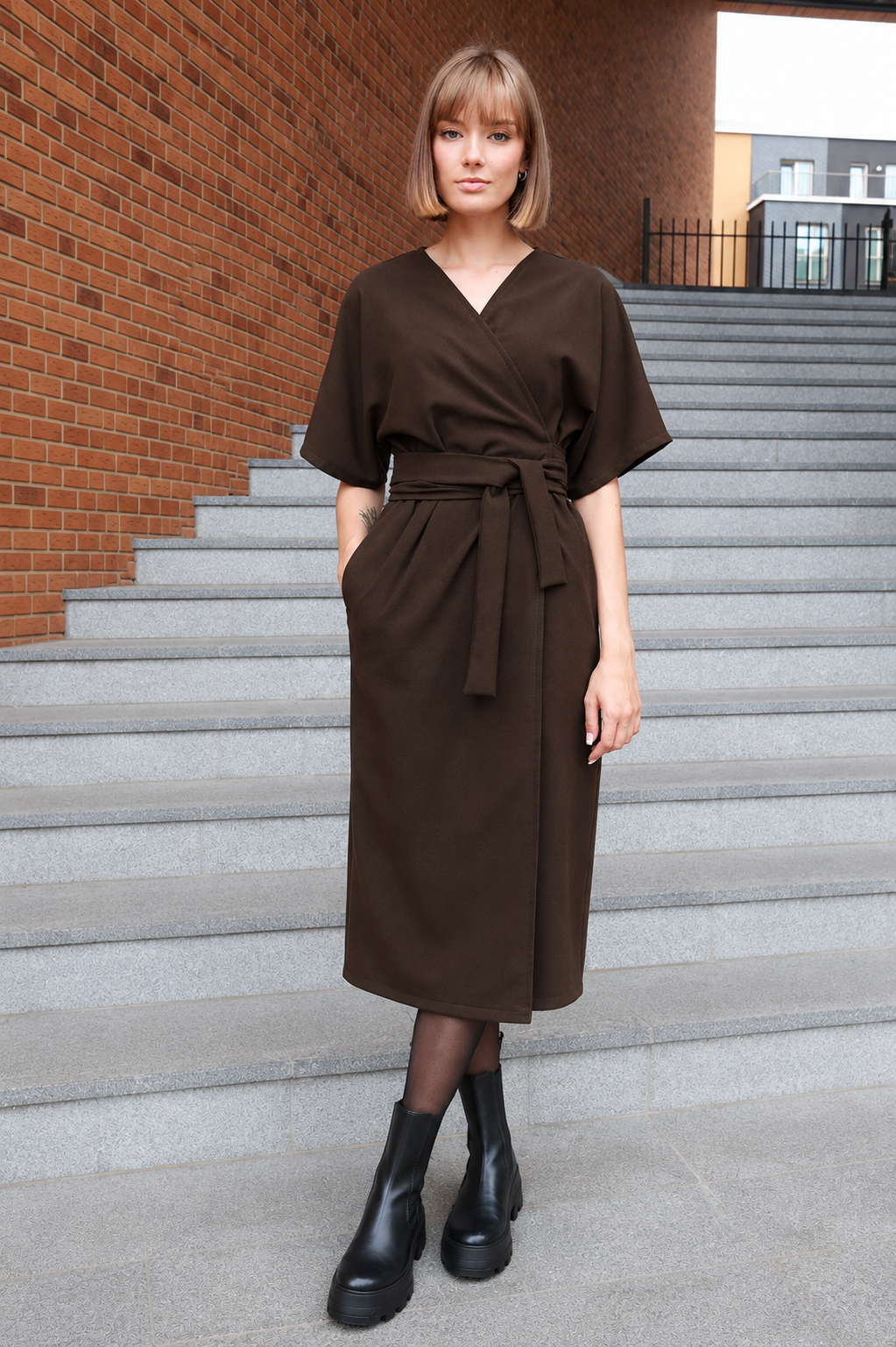 Kleit Jade pruun - Pilt 2